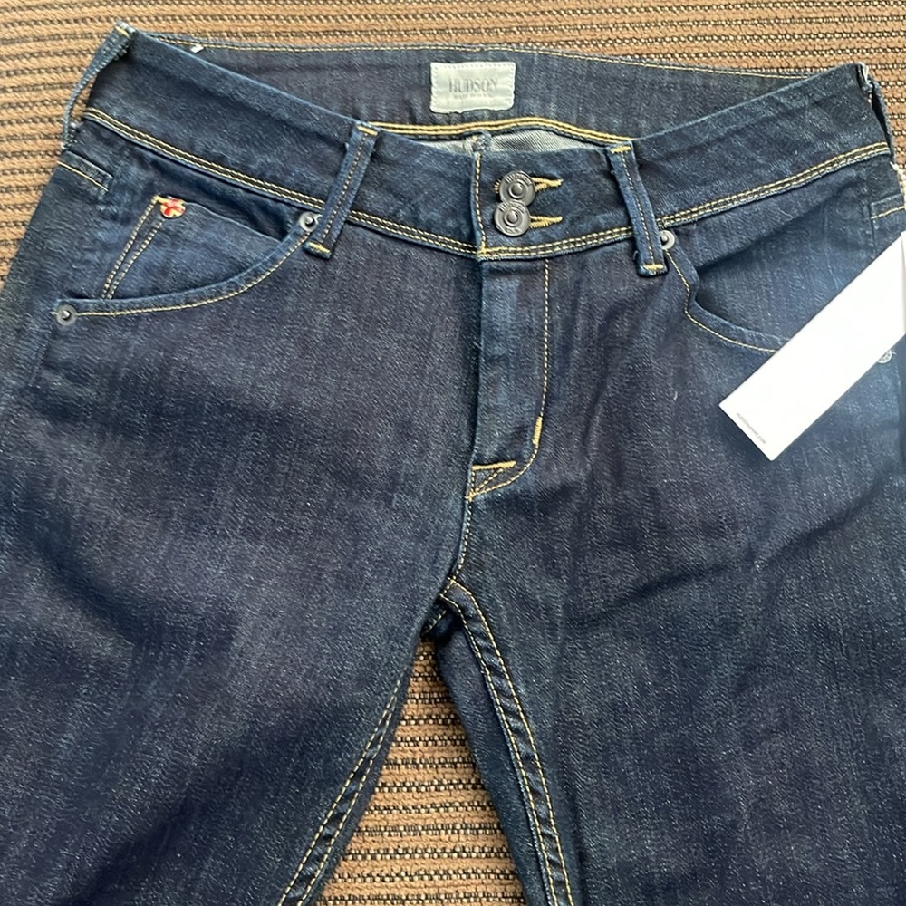 Hudson Jeans Collin Skinny Jeans Dark Wash Style NHWM422DHA Size 26 NWT - Picture 10 of 16